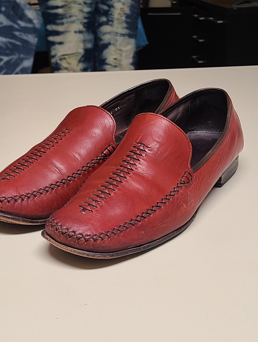 Cole Haan Leather moc toe loafers size 11